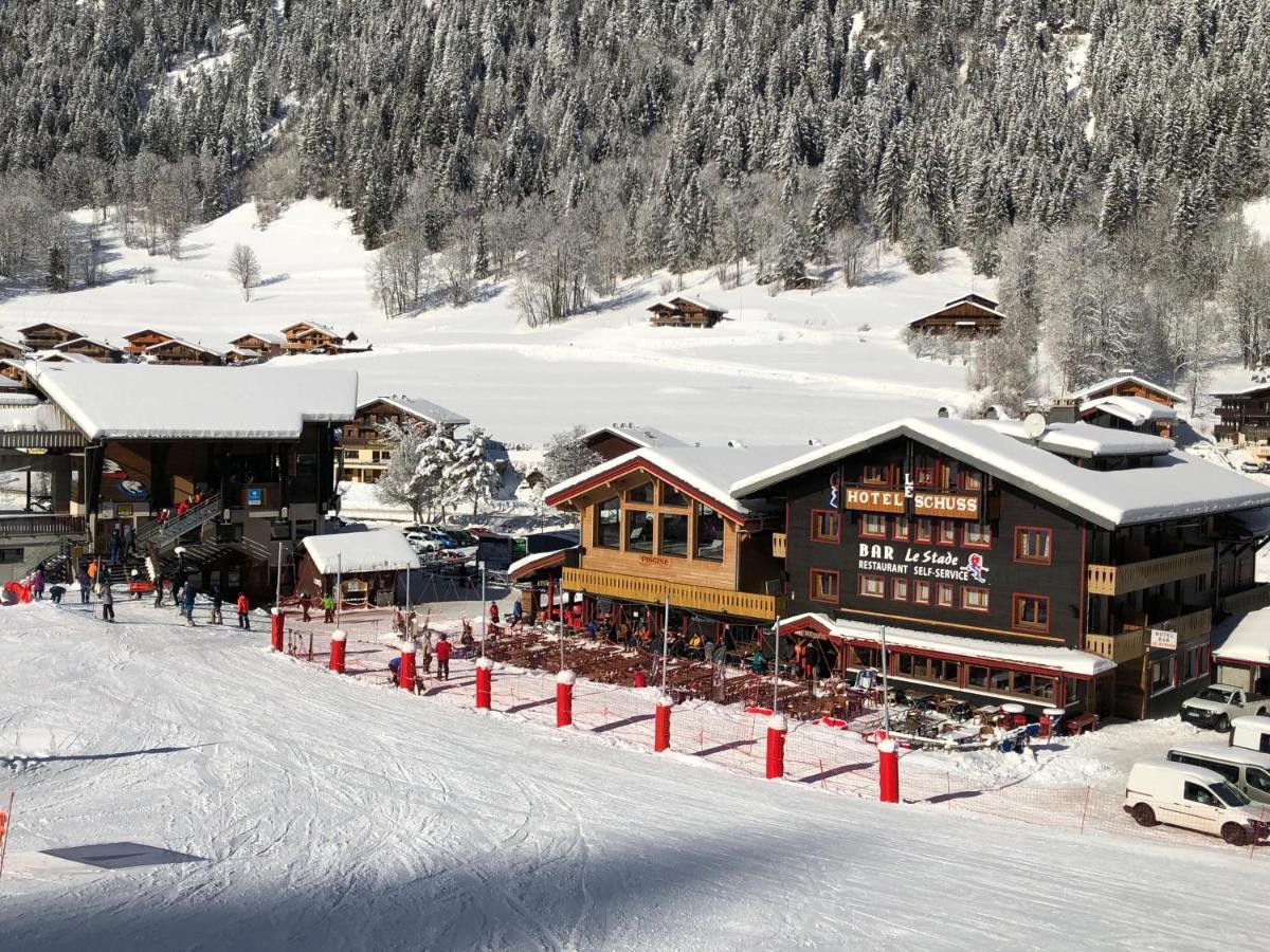 Le Schuss Hotel Châtel Exterior foto